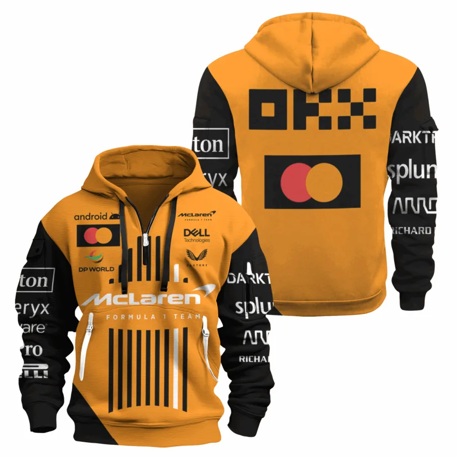 2025 McLaren Formula 1 Team XW008 Limited Half-Zip Hoodie