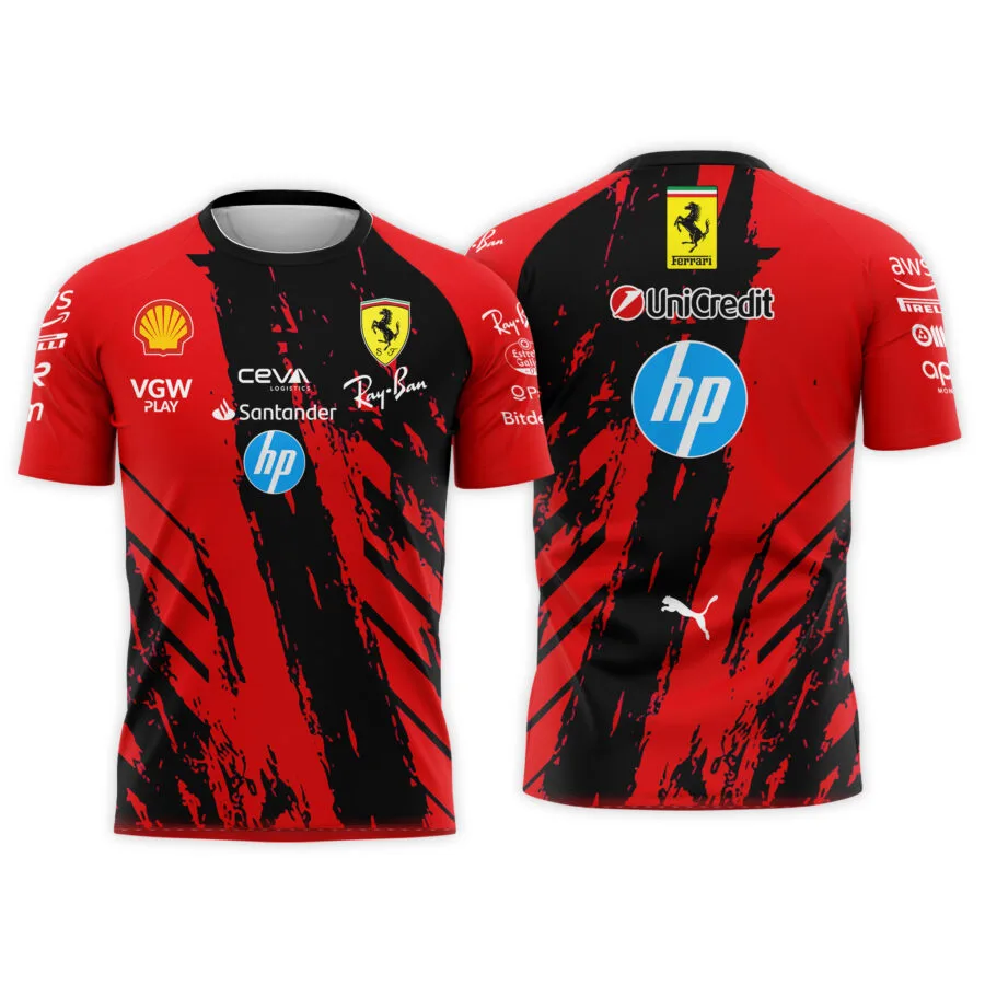 2025 Scuderia Ferrari HP Formula 1 Team XW020 Limited T-Shirt