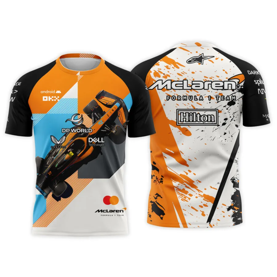 2025 McLaren Castore Team Formula 1 MSC CRUISES UNITED STATES GRAND PRIX 2025- MC092 Limited T-Shirt