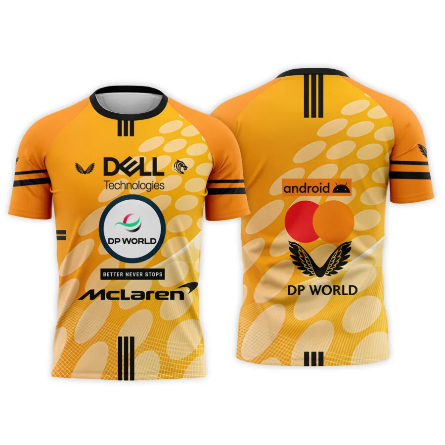 2025 McLaren Castore Team Formula 1 MSC CRUISES UNITED STATES GRAND PRIX 2025- MC090 Limited T-Shirt