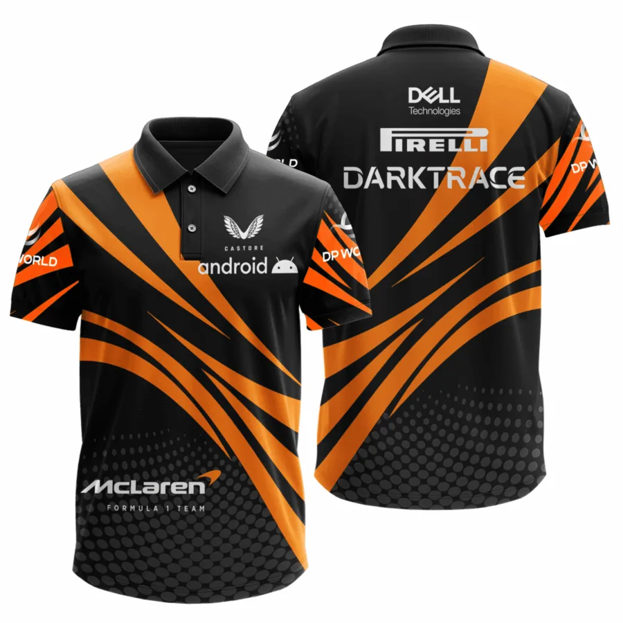 2025 McLaren Team - Castore Formula 1 MSC CRUISES UNITED STATES GRAND PRIX 2025- MC091 Luxury Polo
