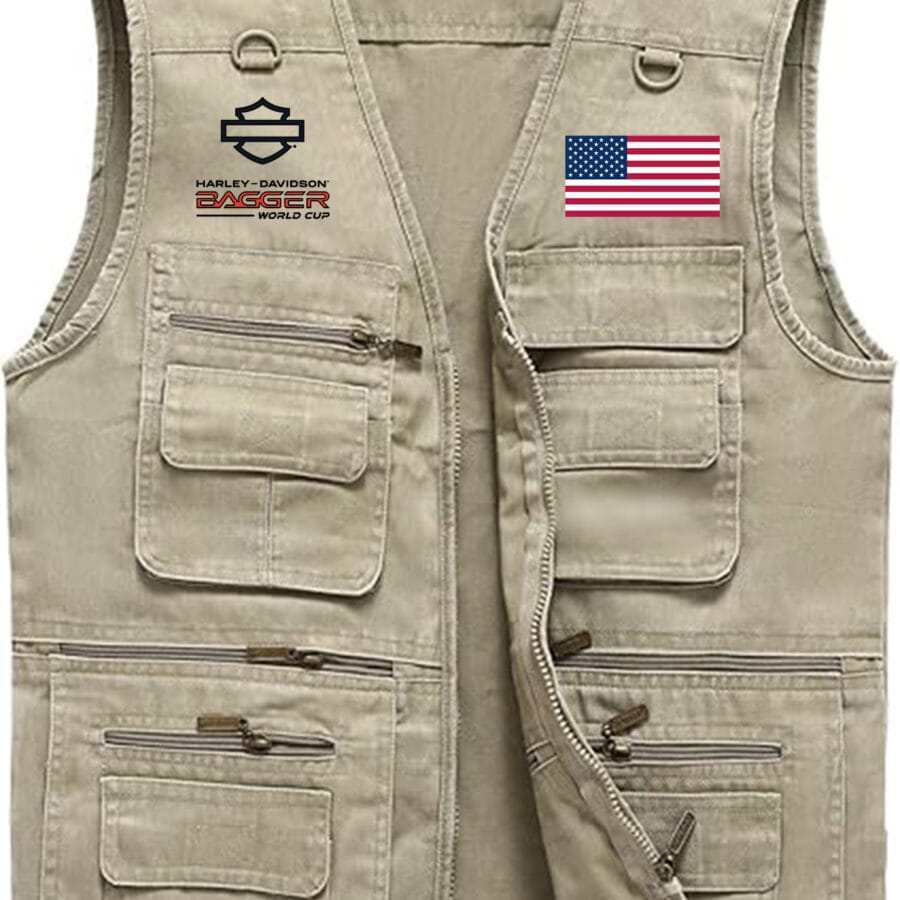 Harley-Davidson bagger World Cup 2026 - Men's Casual Trench Coat HL2026